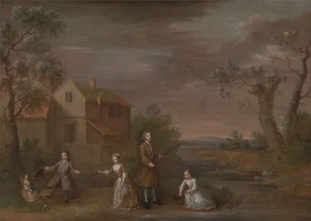 Eine Familiengruppe namens Die Stafford-Familie